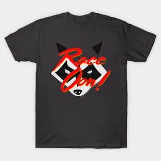 Funny Rock On - Racoon parody T-Shirt